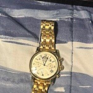Stauer Men's Premier Collection Fortuna Gold Watch with TWO Bands